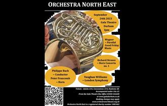 Advertising poster for Orchestra North East