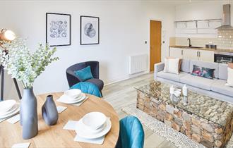Lounge / Dining at Apartment 7 North Quay Seaham