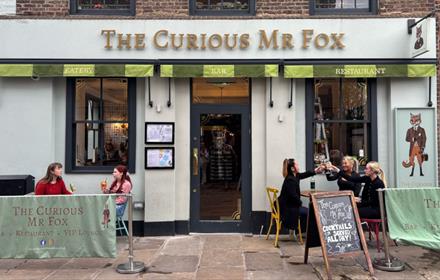 External image of the Curious Mr Fox in Durham