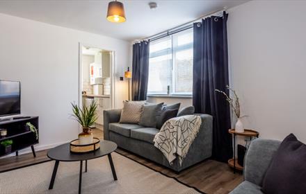 Living room at the Homestead