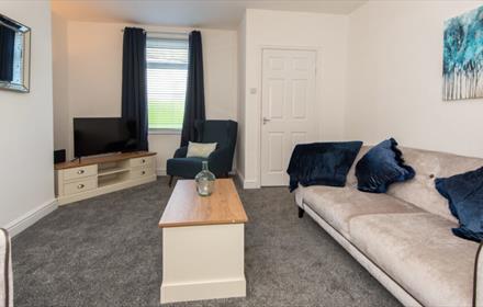 Living room at Merrington Fold