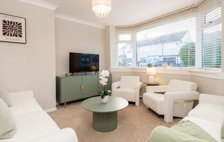 Living room at Moorhaven