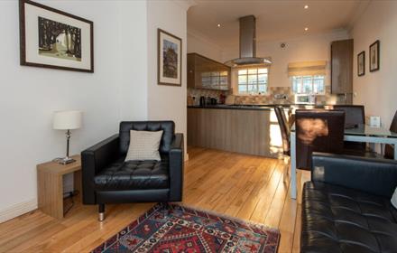 Living/Kitchen area at The Skylark Four