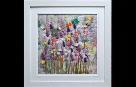 Colour floral artwork by Janice Hutchinson.