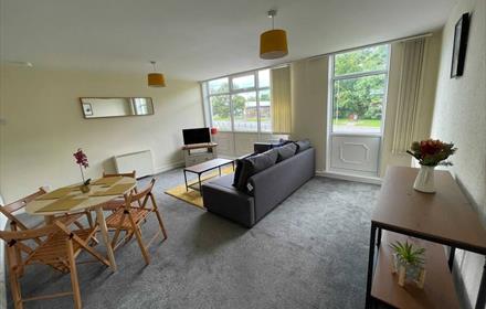 Living and dining area