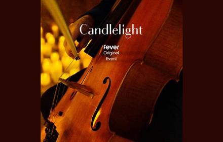 Candlelight: A Tribute to Adele.  Close up image of a cello