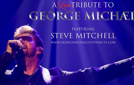 Steve Mitchell performing as George Michael