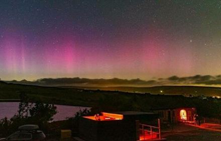 Aurora Borealis over Grassholme