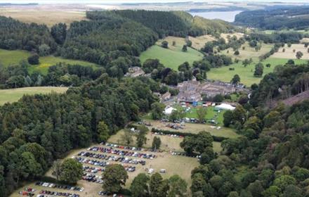 Blanchland Show Arial View