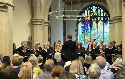 Durham Singers performing in St Brandon's Church in 2023