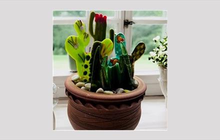 Fused Glass Cactus