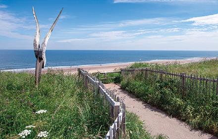 The beach banks at Crimdon
