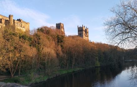 Durham river with views of Durham Cathedral