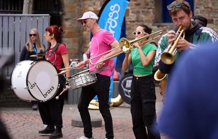 'Dass Brass' performing to crowds at Durham Brass Festival