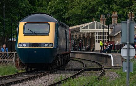 HST charter at Stanhope Station - Credit Dan Millard