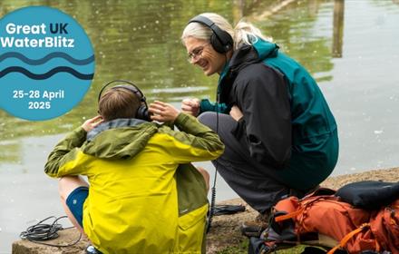Sonic Pond Dipping - image of listening beside river