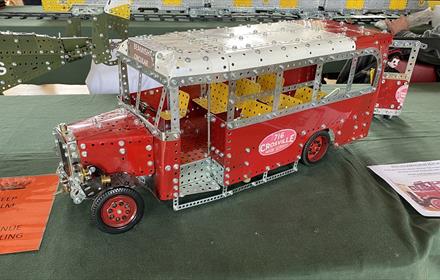 A bus made from Meccano