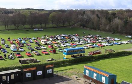 Classic cars on display at Beamish Museum - Copyright Beamish Museum