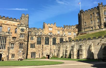 Durham Castle Courtyard and Keep.