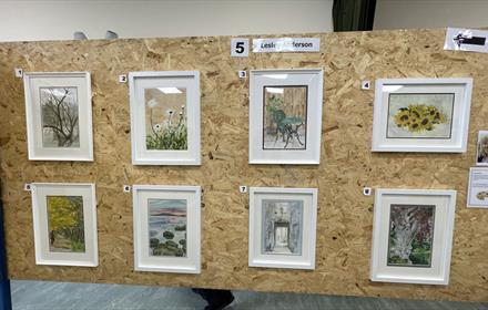 Artwork on display