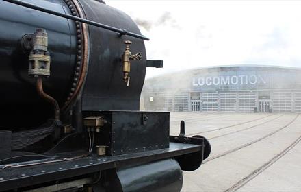 Steam engine at Locomotion.