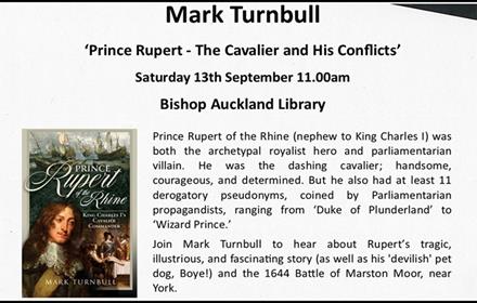 Illustration of Prince Rupert of The Rhine, Mark Turnbull book cover.