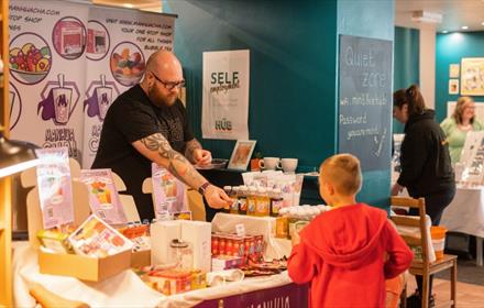 Stall at Market Place at The HUB