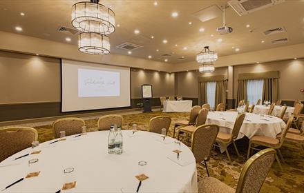 The Prince Bishop Suite set in cabaret style ready for meeting.