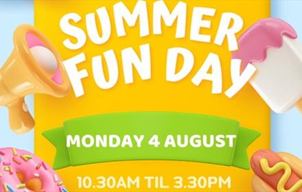 poster promoting free family fun day in Peterlee