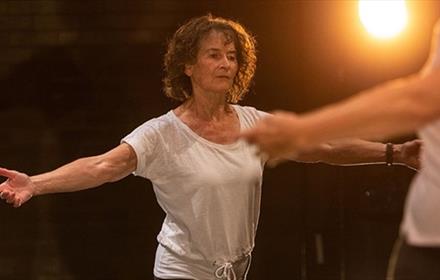 a woman dancing