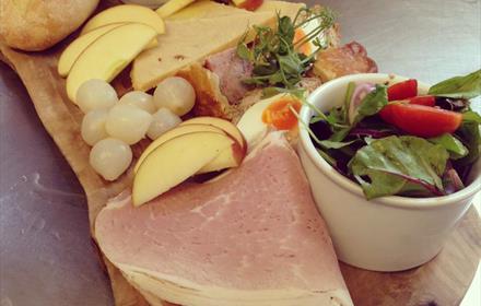 Knitsley Farm Granary Café food platter