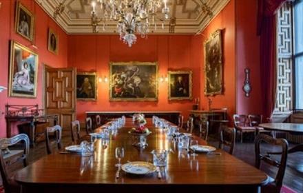 Dining room at Raby Castle