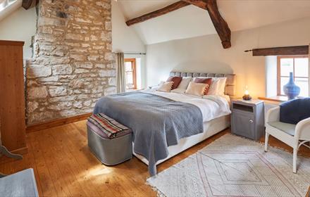Double bedroom at Castle Cottage