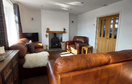 The lounge at Valley View Durham Dales Cottages