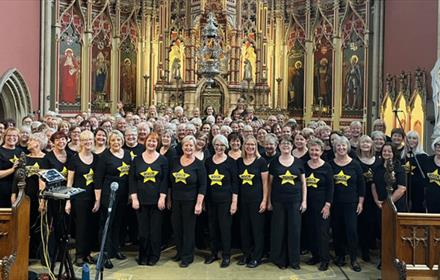 Rock Choir performing at Ushaw