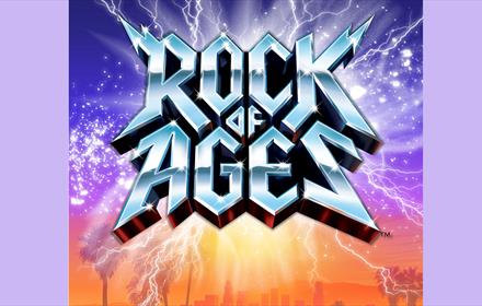 Rock of Ages wording and logo