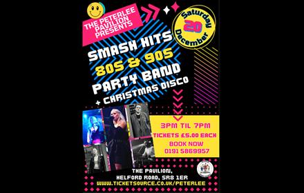 advert for Christmas 80s & 90s party