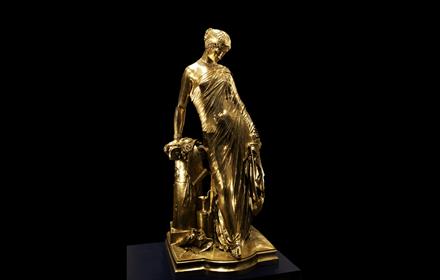 Golden sculpture