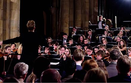 Durham University Palatinate Orchestra performing