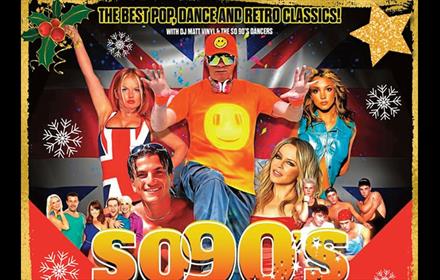 Collage of 90s popstars: Britney Spears, Kylie Minogue, Peter Andre, Steps, Geri Halliwell etc