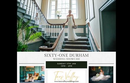 Bride descending a staircase