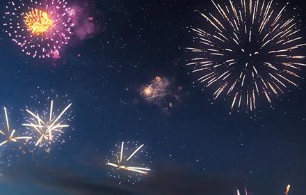 Fireworks.