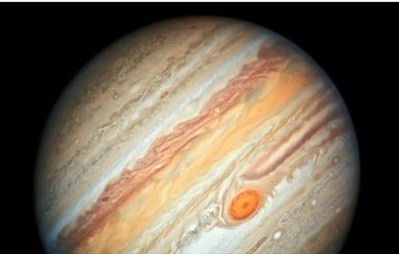 Close up of Jupiter