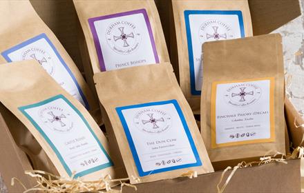 Bags of Durham Coffee