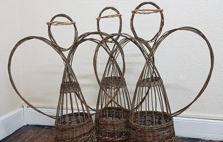Three willow angels.