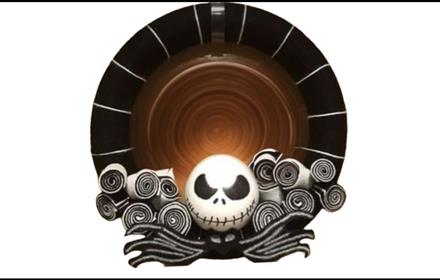 A Nightmare Before Christmas wool wreath.