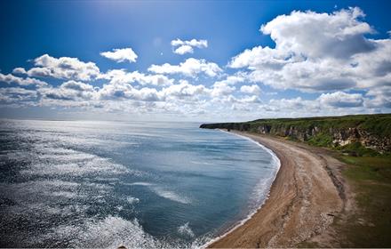 Aerial view of Blast Beach
