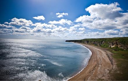 Aerial view of Blast Beach