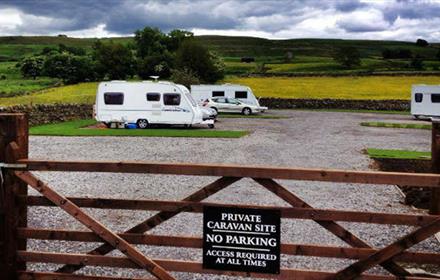 Caravanning at The Crown at Mickleton in the Durham Dales
