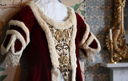 Glimpses Of Coronations Past coronation robes at Raby Castle